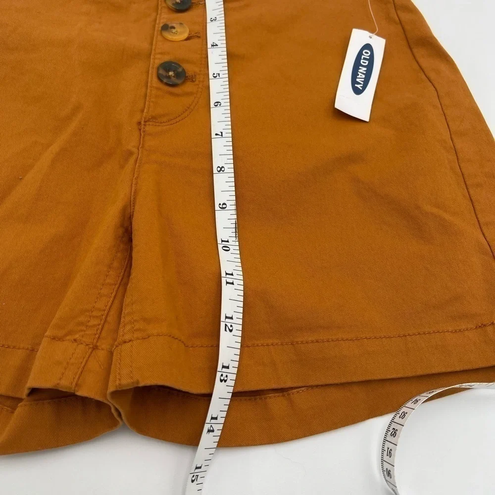 Old Navy Women High Waisted Button Fly Twill Short NWT - Picture 9 of 11